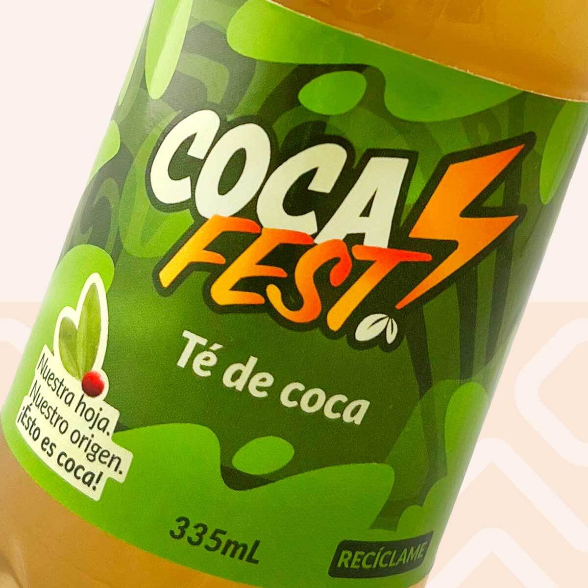 Bebida refrescante y energizante de hoja de coca